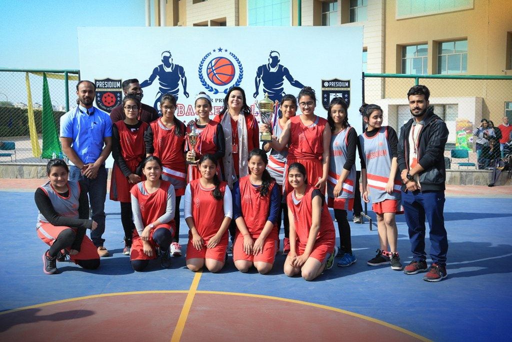 Presidium Indirapuram, PRESIDIANS READY TO SCORE AT INTER-SCHOOL BASKETBALL CHAMPIONSHIP